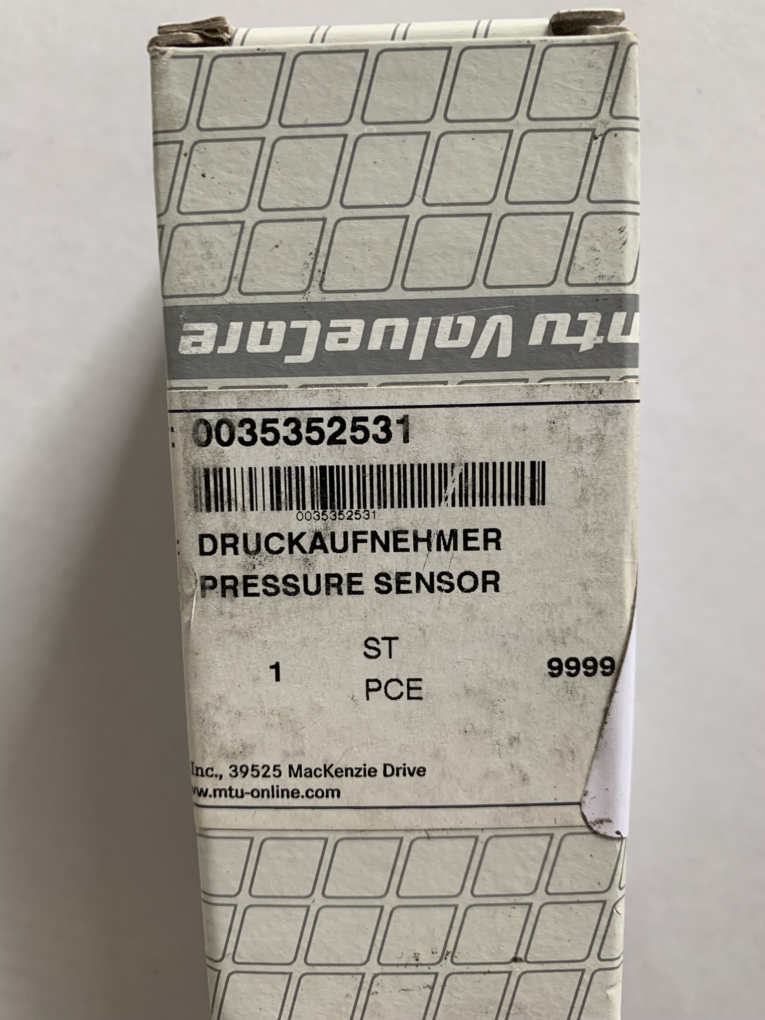 0035352531pressur sensor mtu original part